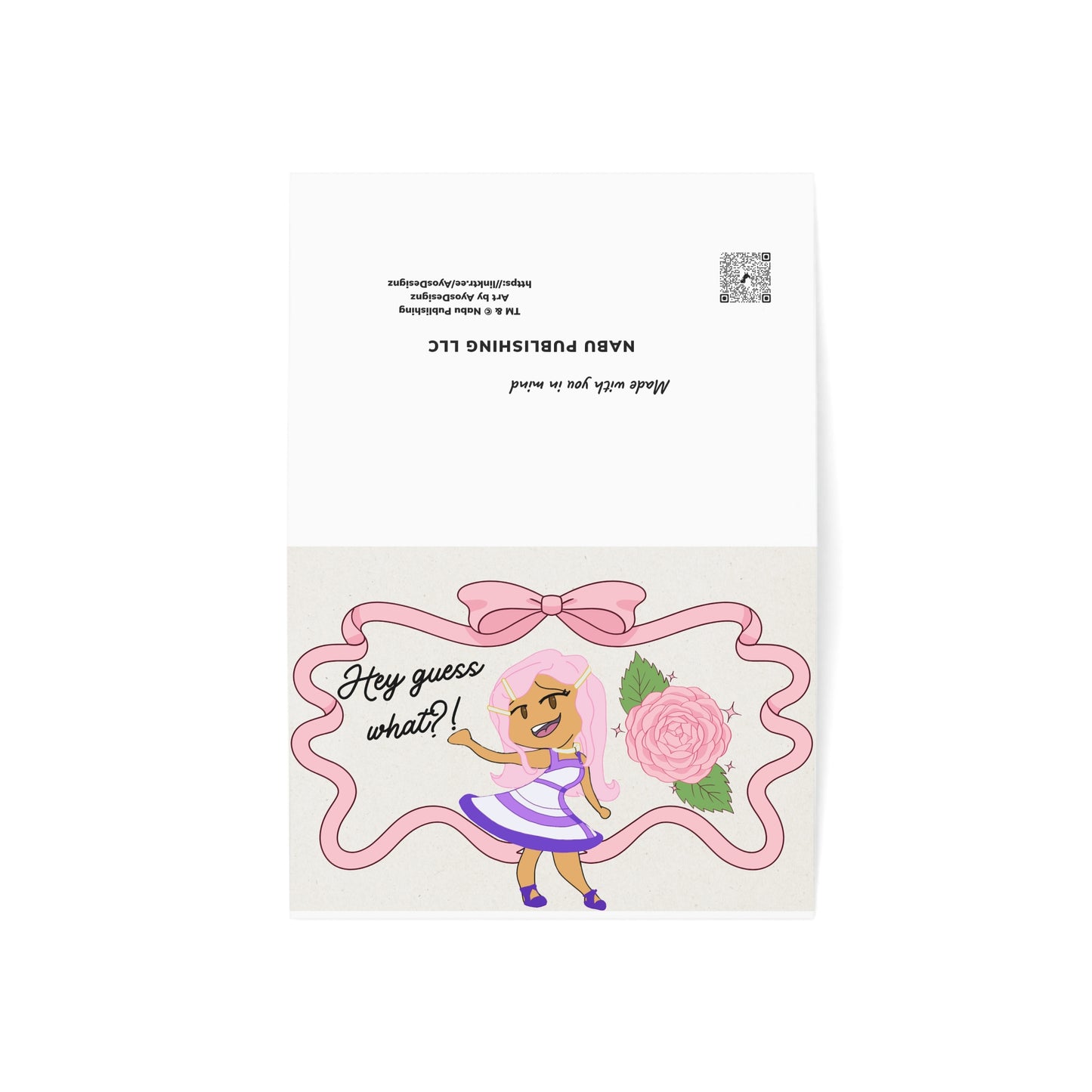 Cute Greeting Cards - Miss LightBrownPink's Guessing Game