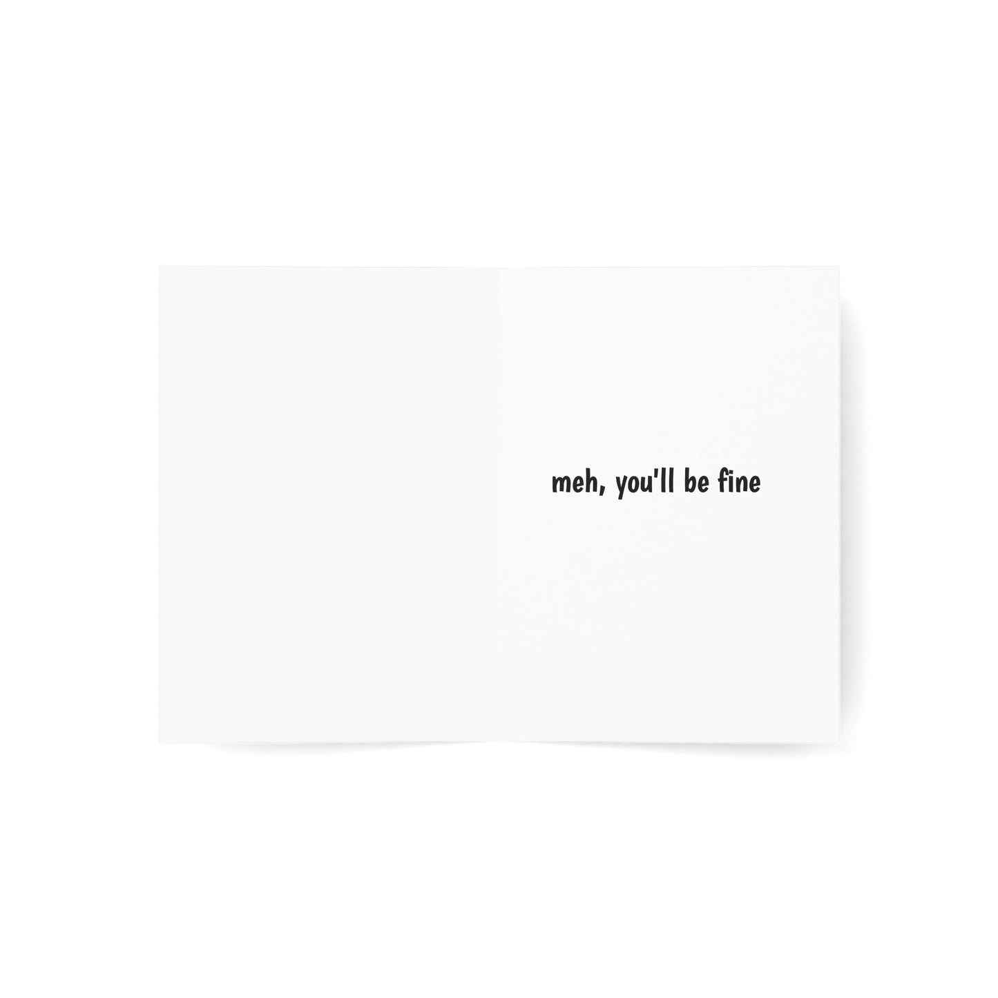 Greeting Card - Miss LightBrownPink's Casual Encouragement