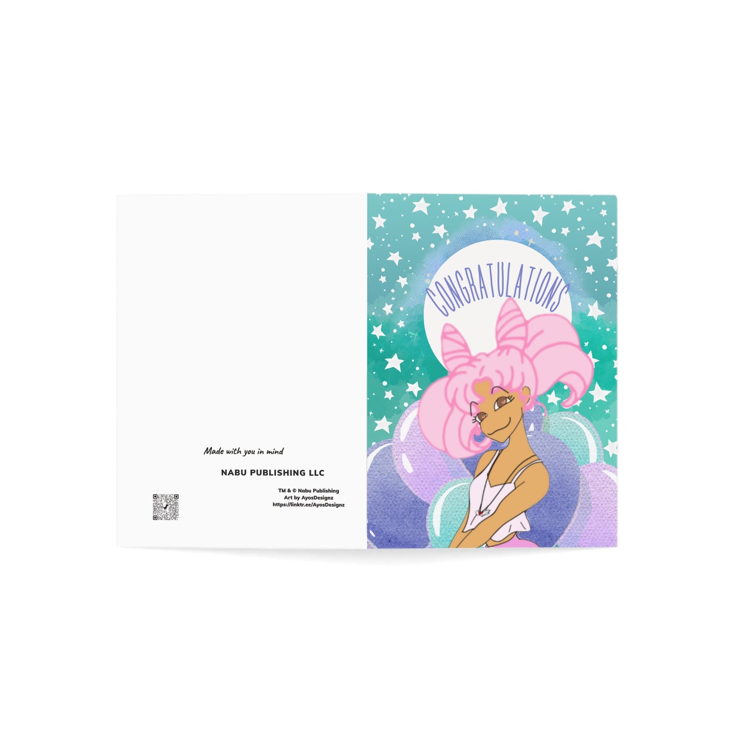 Smug Congratulations Greeting Cards - Miss LightBrownPink