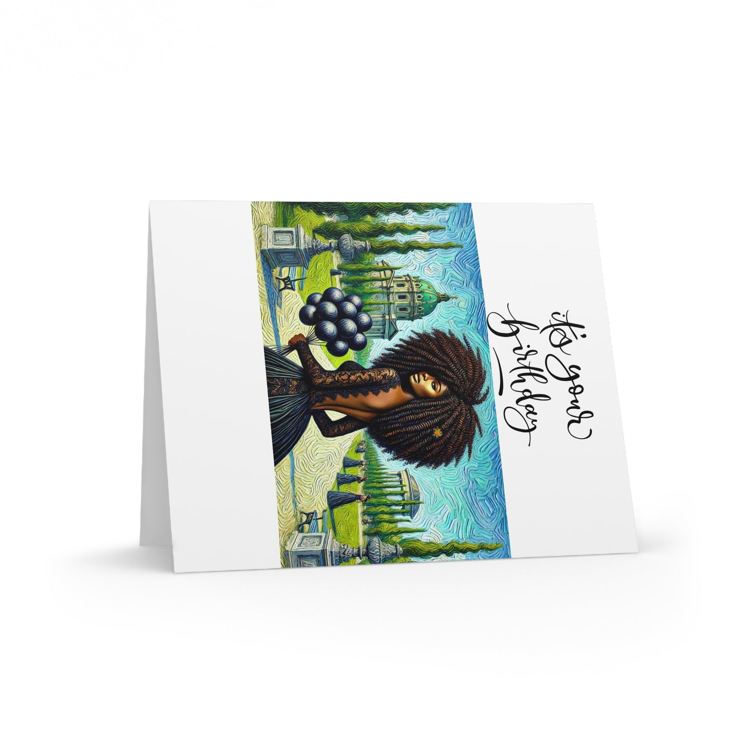 Greeting Cards Set - Black Women Self Care Power Collection