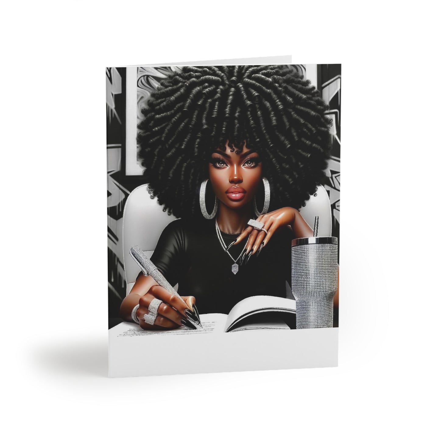 Greeting Cards Set - Black Women Self Care Power Collection