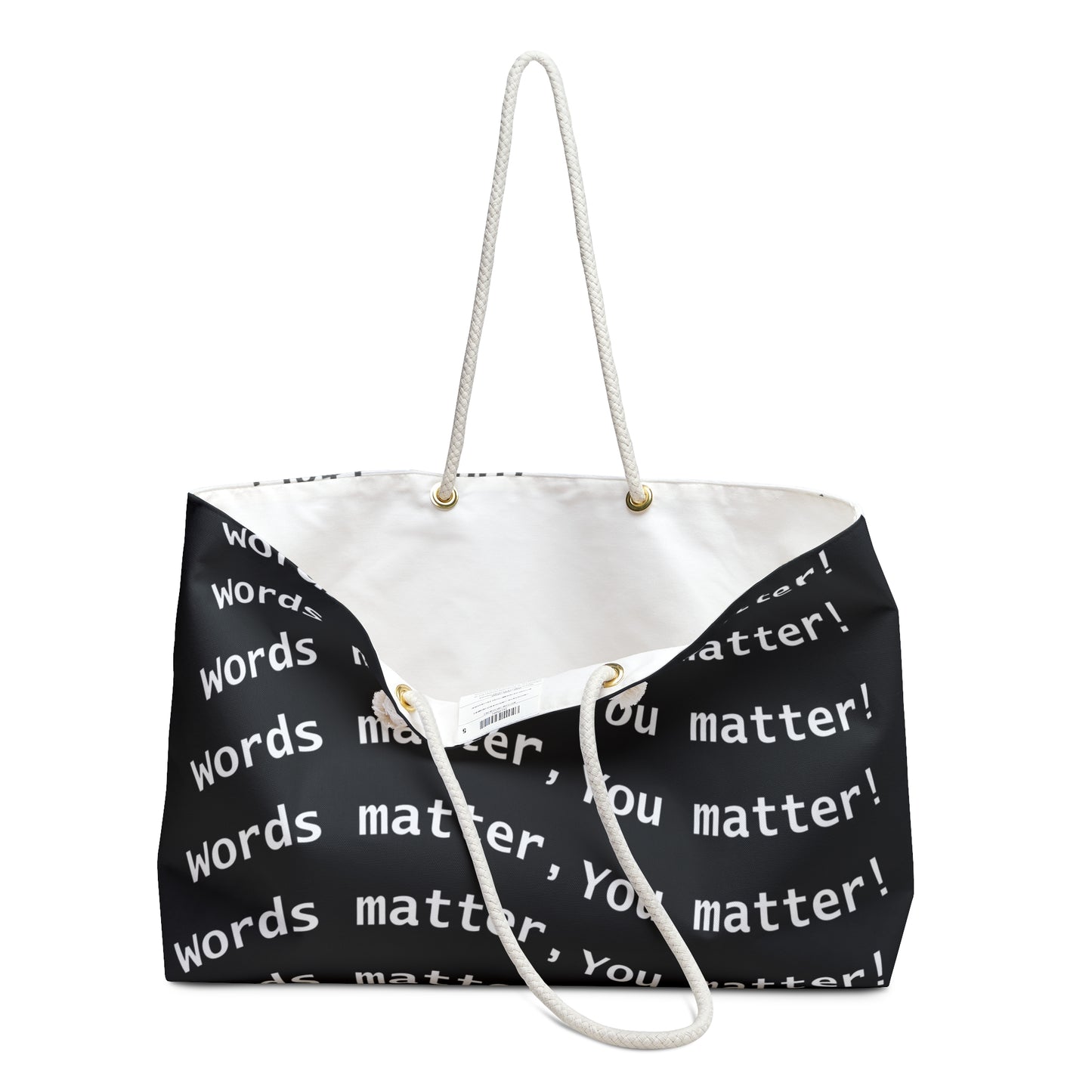 Words Matter (Oversized Tote)