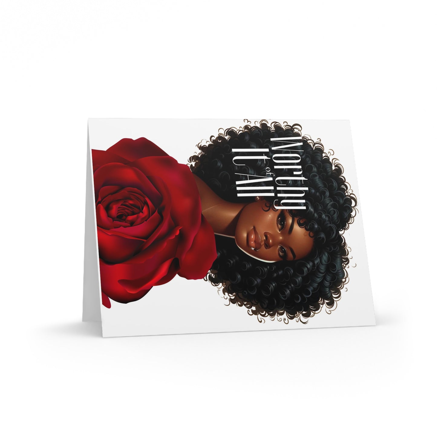 Greeting Cards Set - Black Women Self Care Power Collection