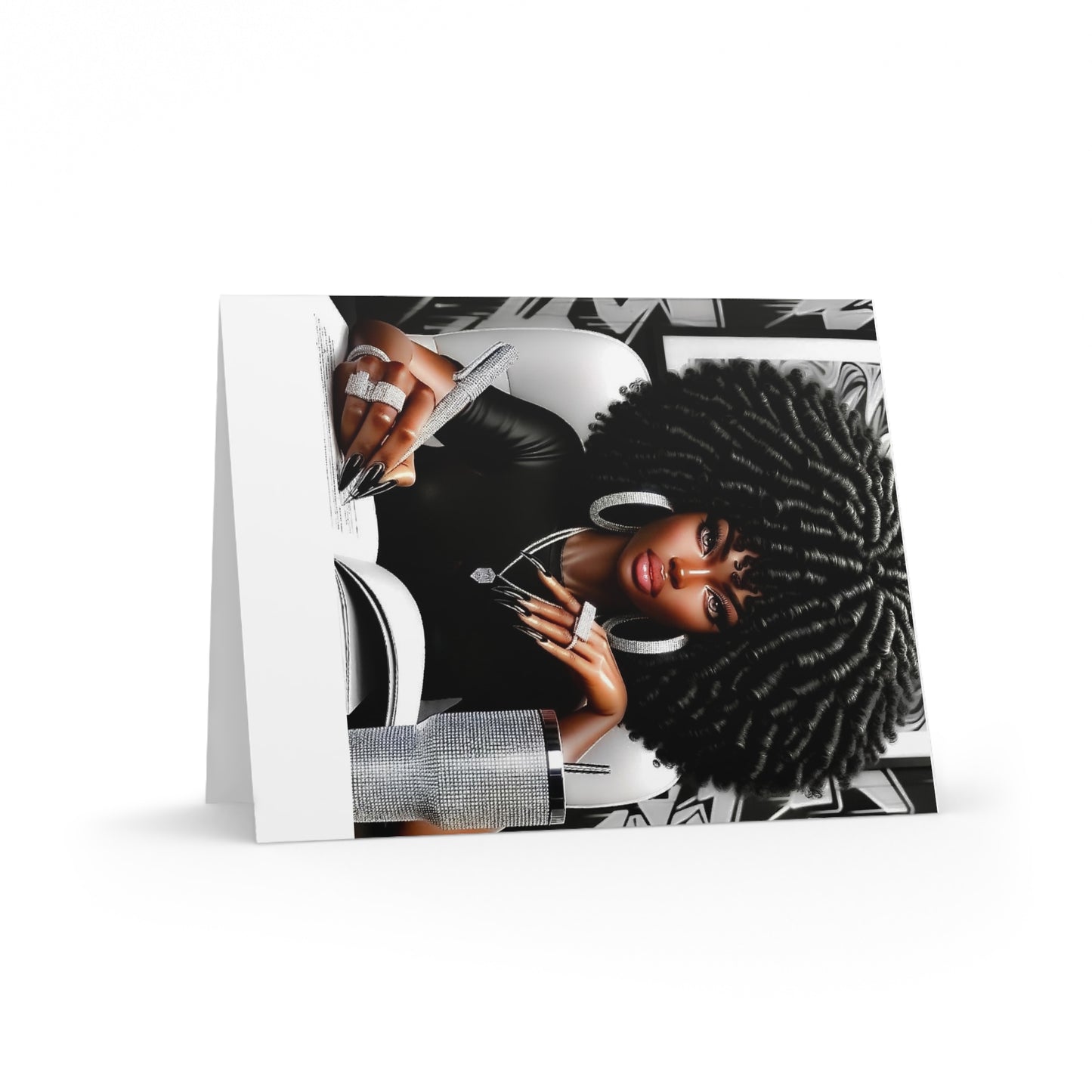 Greeting Cards Set - Black Women Self Care Power Collection