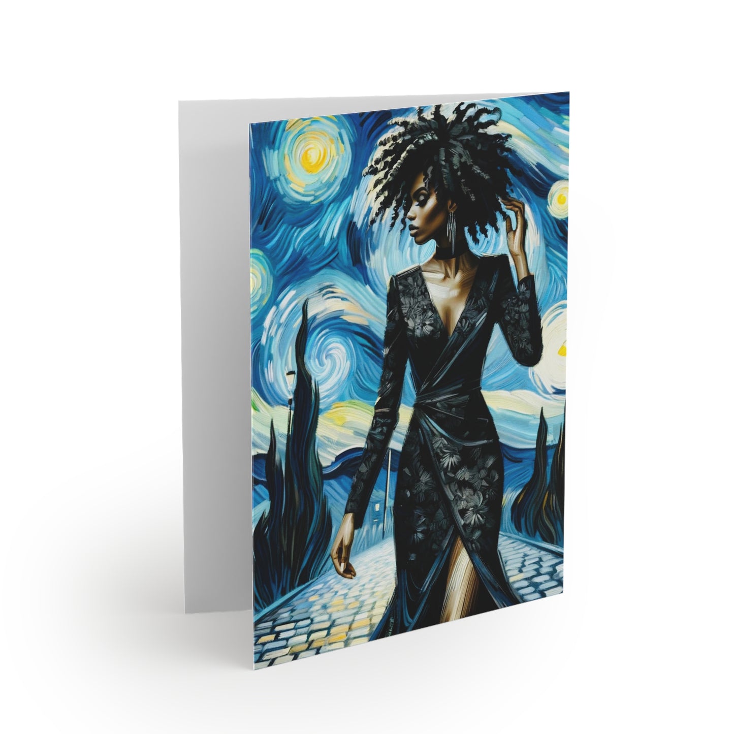 Greeting Cards Set - Black Woman Self Care Power Collection