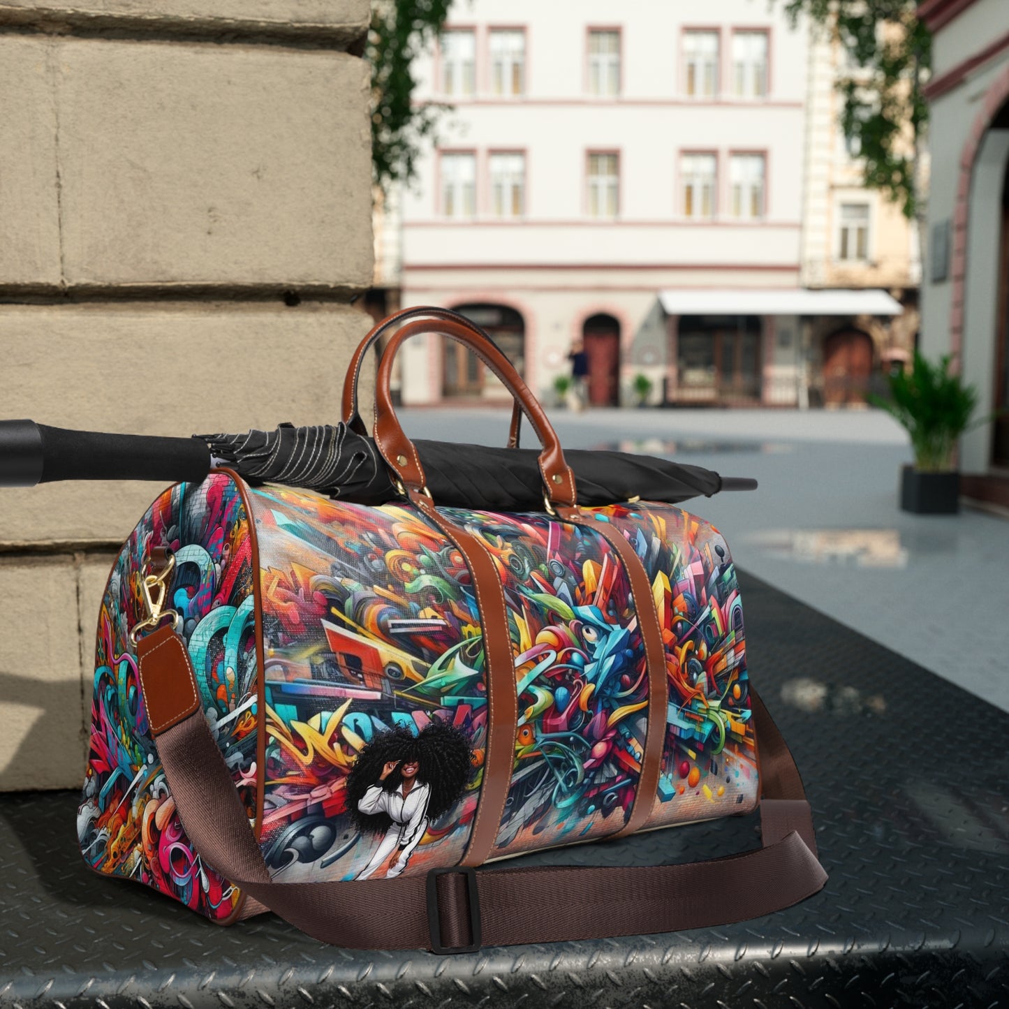 Graffiti Chic Travel Bag