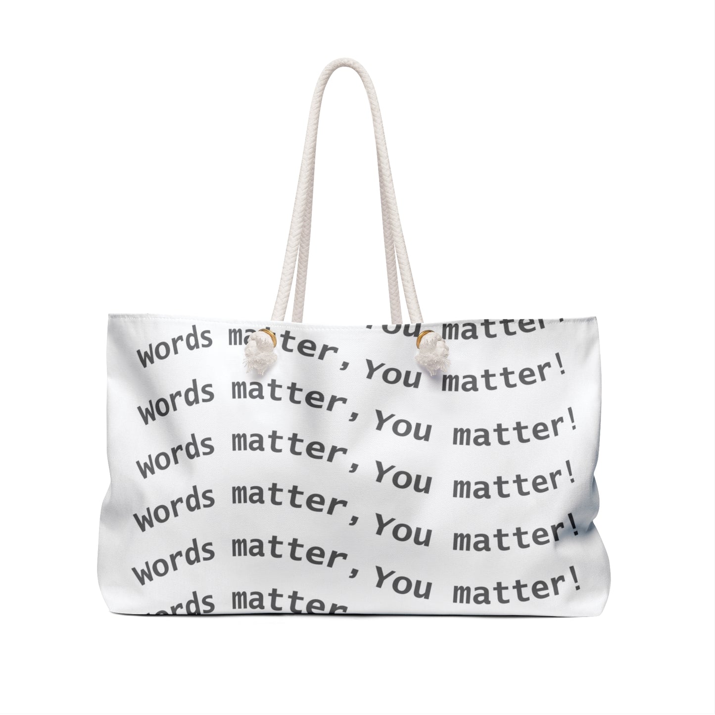 Words Matter (Oversized Tote)