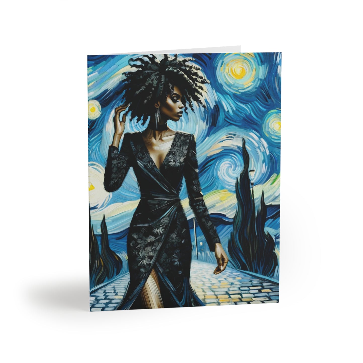 Greeting Cards Set - Black Woman Self Care Power Collection