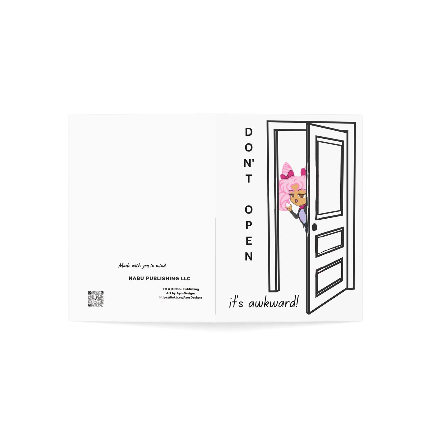 Greeting Card - Awkward Happy Birthday by Miss LightBrownPink